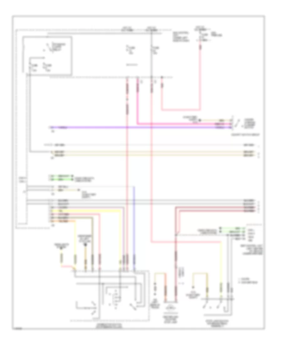 Exterior Lamps Wiring Diagram 1 of 2 for Smart Fortwo Pure 2014