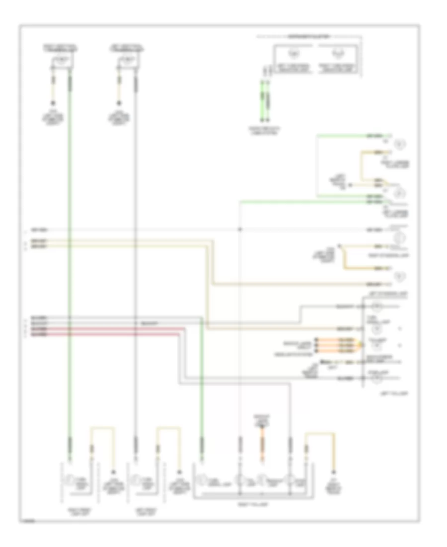Exterior Lamps Wiring Diagram 2 of 2 for Smart Fortwo Pure 2014