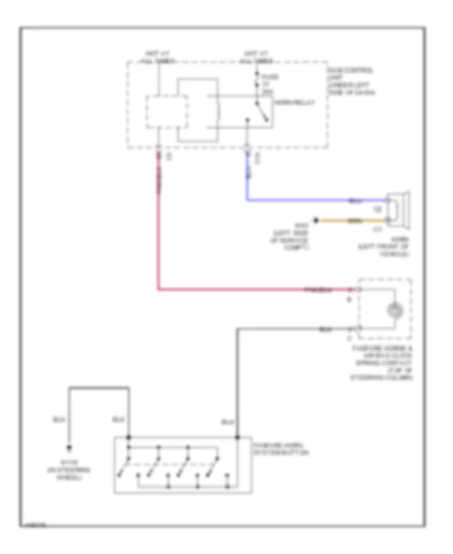 Horn Wiring Diagram for Smart Fortwo Pure 2014