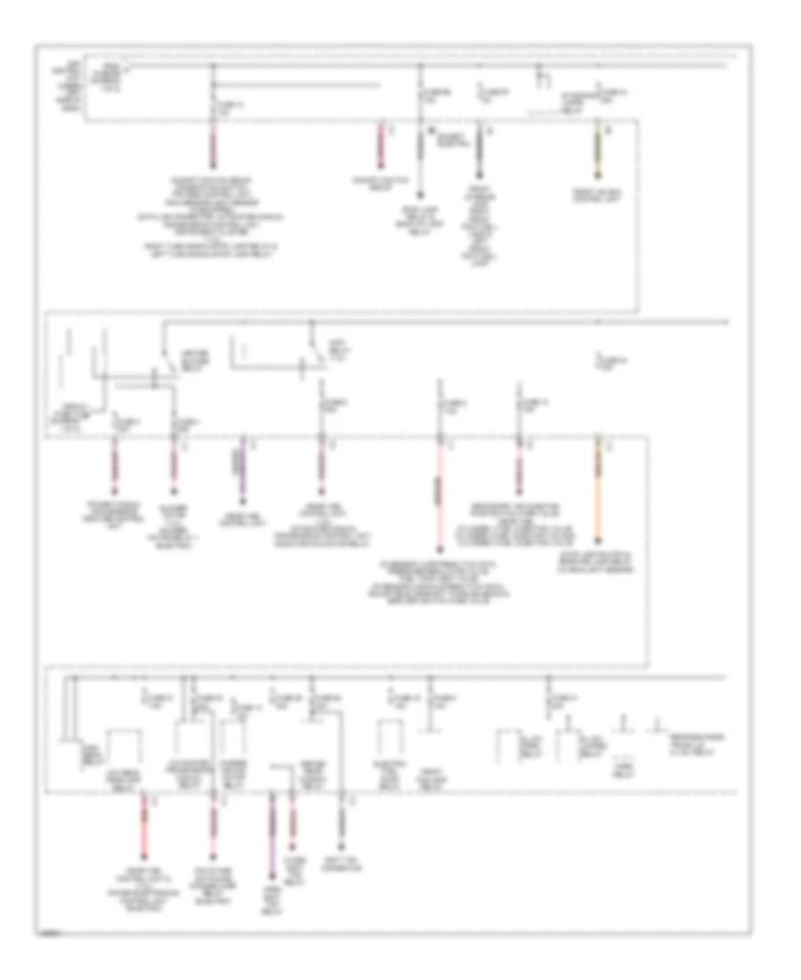 Power Distribution Wiring Diagram (2 of 2) for Smart Fortwo Pure 2014