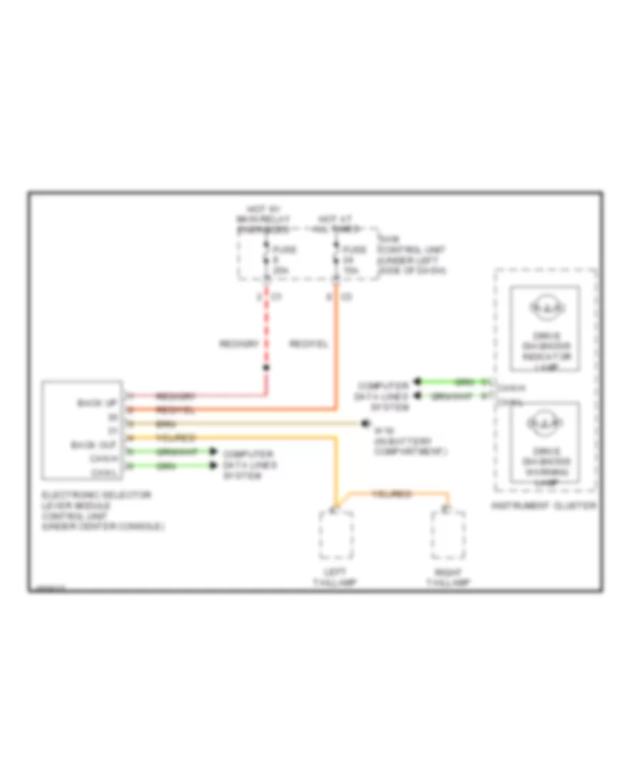 Electric Transmission Wiring Diagram for Smart Fortwo Pure 2014