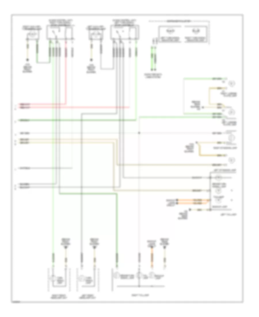 Exterior Lamps Wiring Diagram 2 of 2 for Smart Fortwo Passion 2008