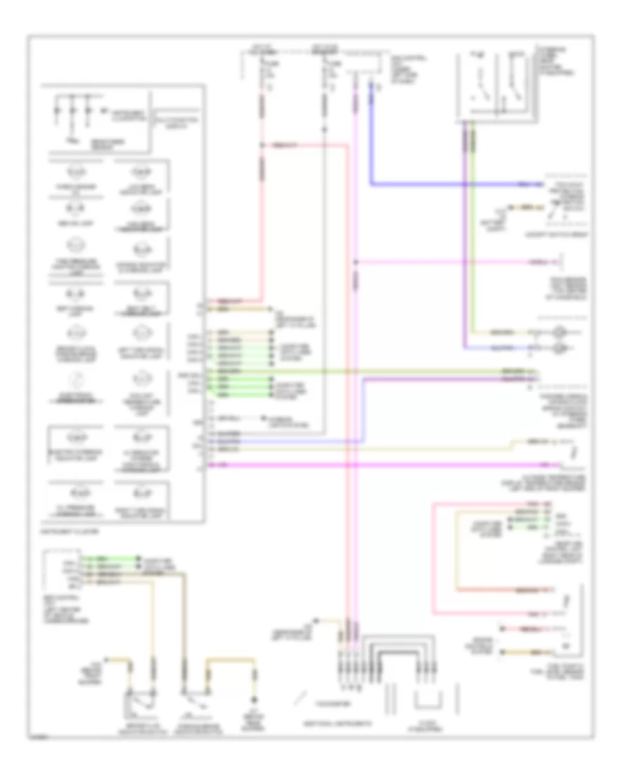 Instrument Cluster Wiring Diagram for Smart Fortwo Passion 2008