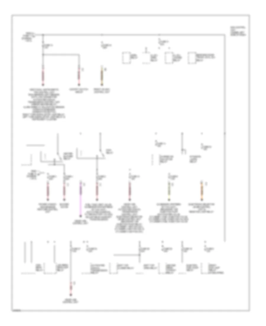 Power Distribution Wiring Diagram (2 of 2) for Smart Fortwo Passion 2008