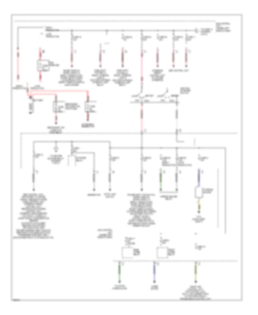 Power Distribution Wiring Diagram 1 of 2 for Smart Fortwo BRABUS 2010