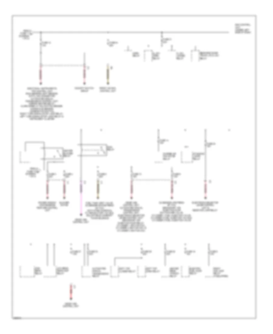Power Distribution Wiring Diagram (2 of 2) for Smart Fortwo BRABUS 2010