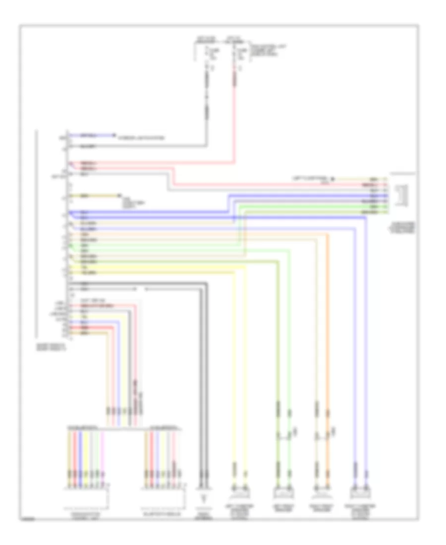 Radio Wiring Diagram, Early Production for Smart Fortwo BRABUS 2010