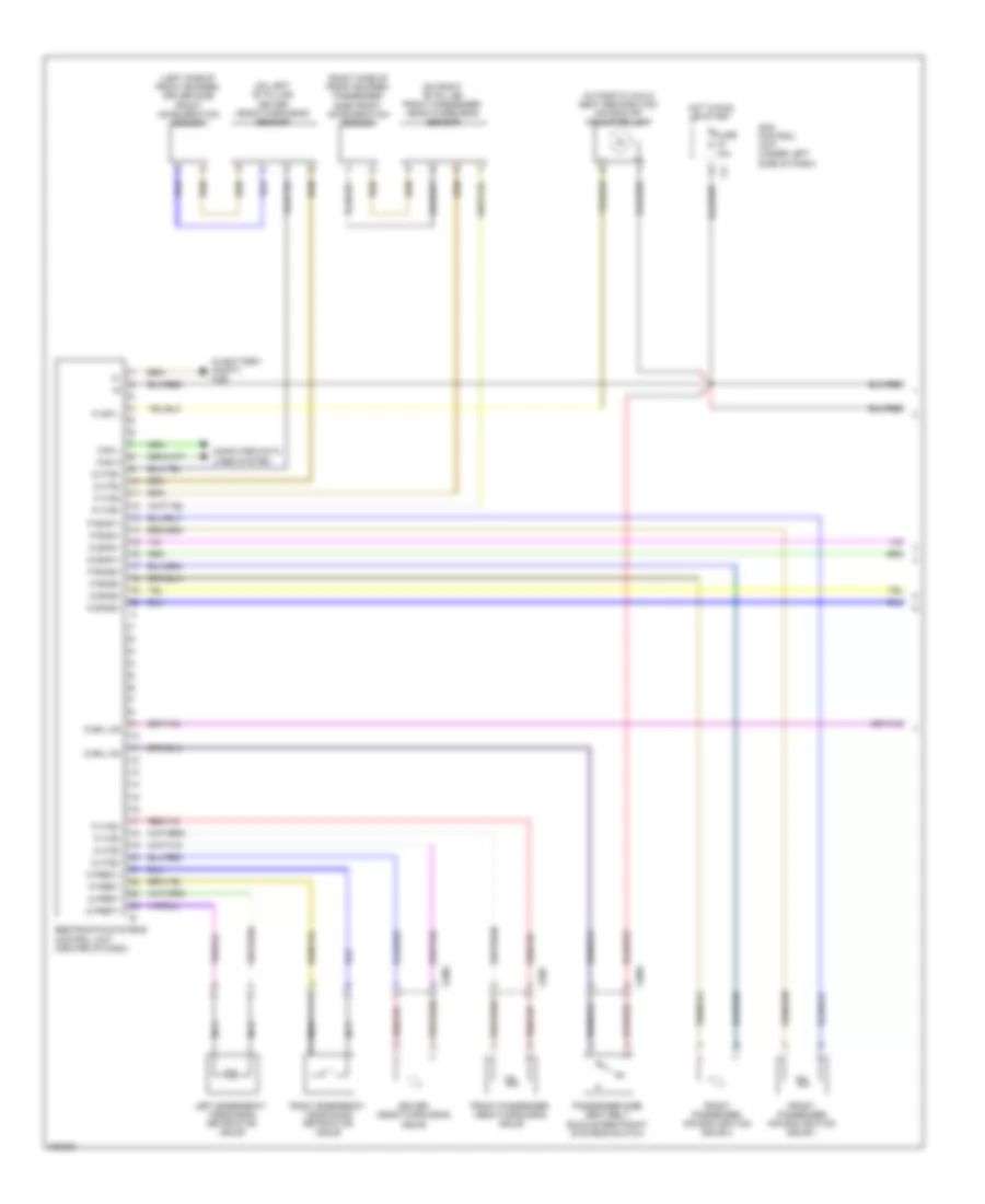 Supplemental Restraints Wiring Diagram Early Production 1 of 2 for Smart Fortwo BRABUS 2010