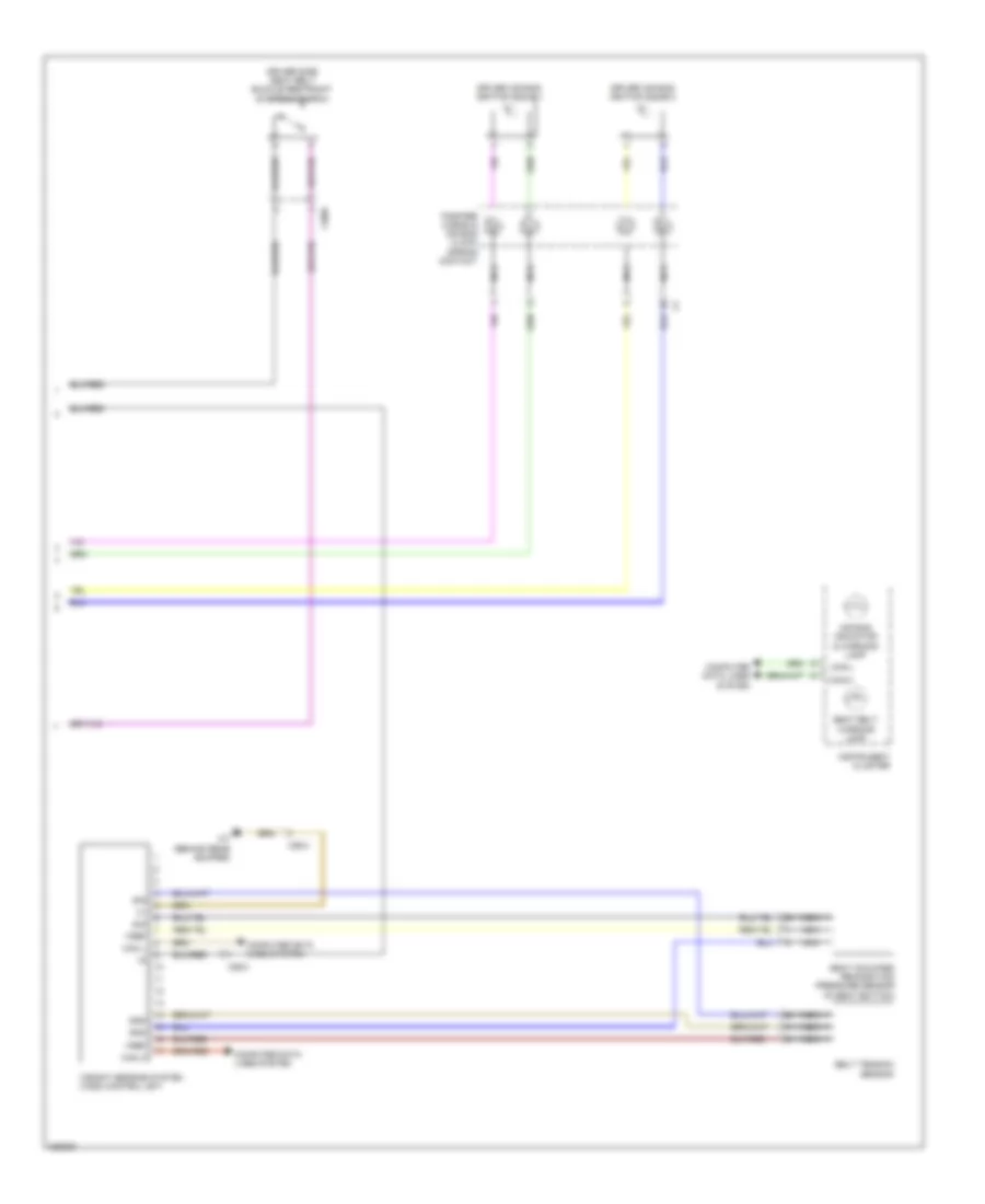 Supplemental Restraints Wiring Diagram, Early Production (2 of 2) for Smart Fortwo BRABUS 2010