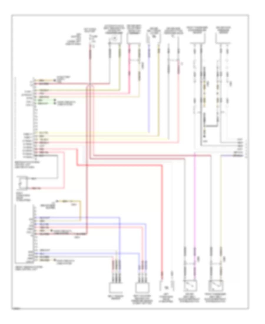 Supplemental Restraints Wiring Diagram, Late Production (1 of 2) for Smart Fortwo BRABUS 2010