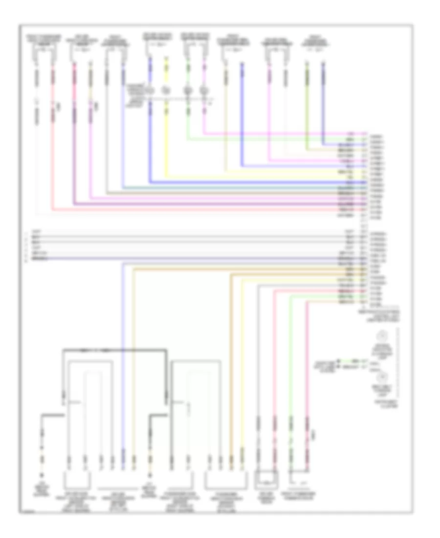 Supplemental Restraints Wiring Diagram, Late Production (2 of 2) for Smart Fortwo BRABUS 2010