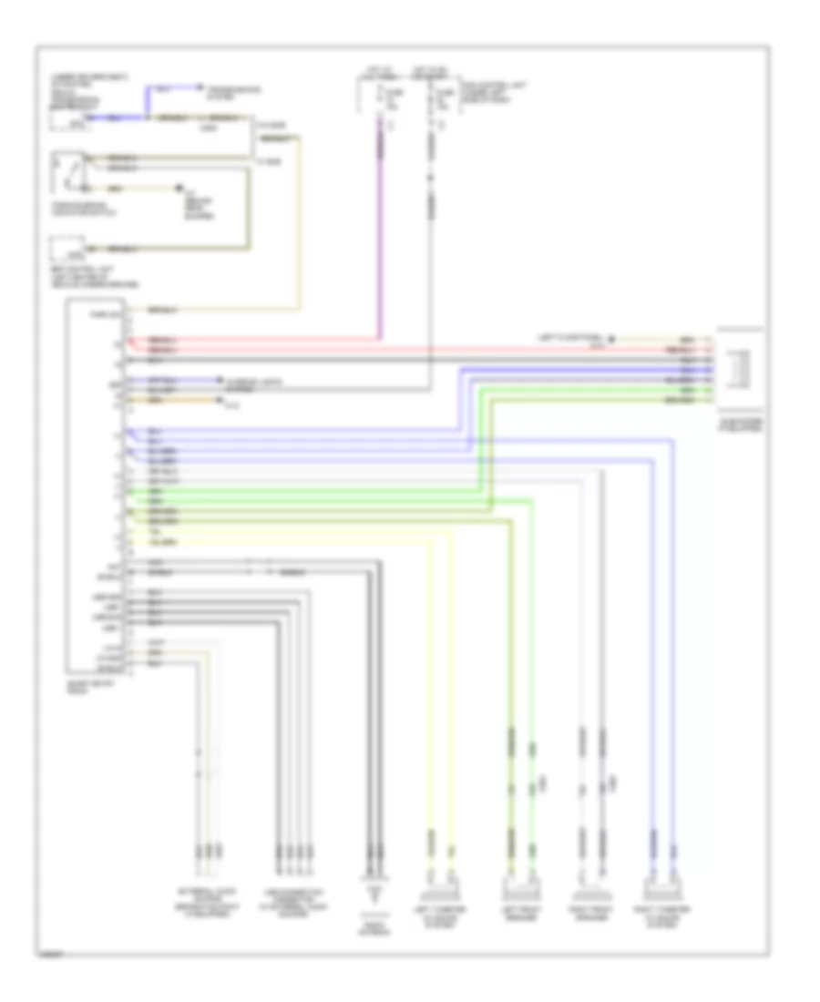 Radio Wiring Diagram, Late Production for Smart Fortwo Pure 2010