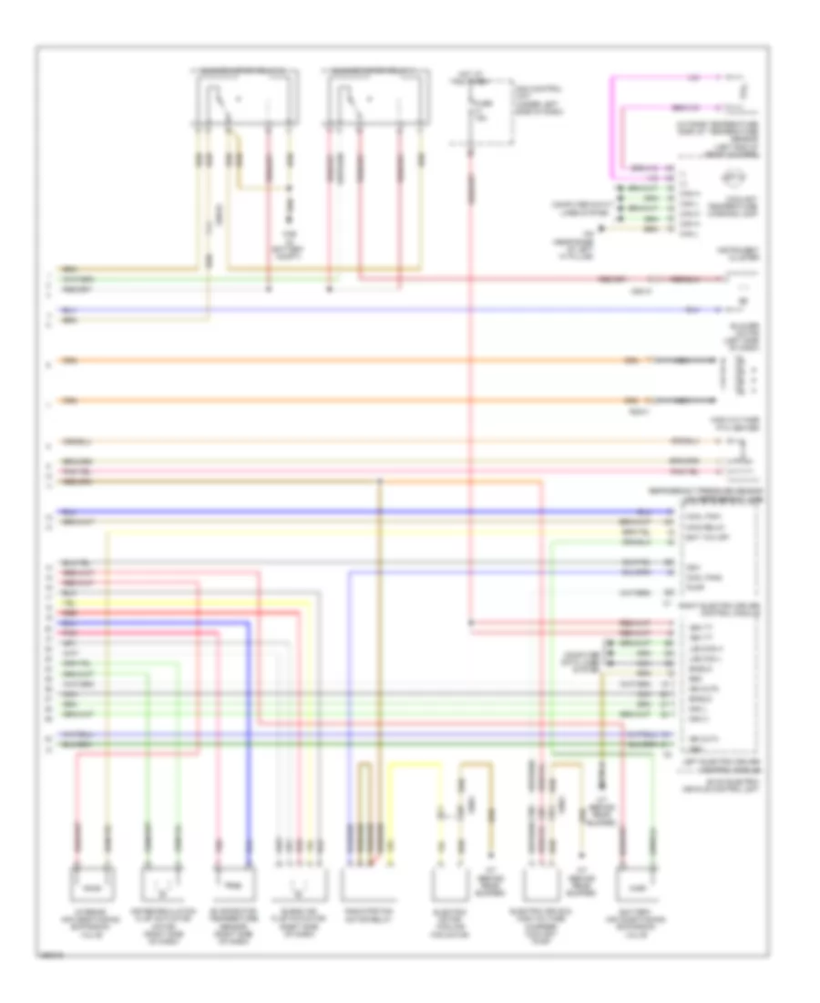 Automatic AC Wiring Diagram, with Electric Drive (2 of 2) for Smart Fortwo Electric Drive 2011