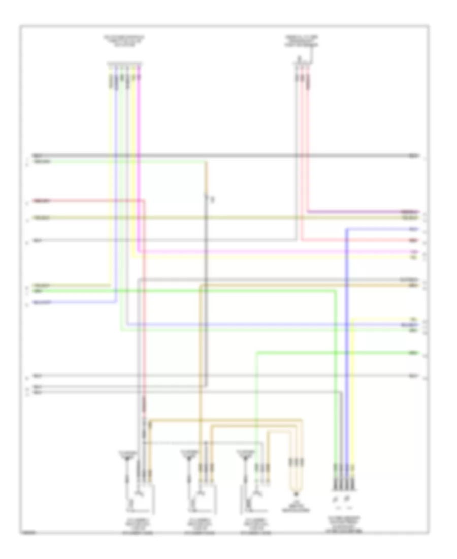 1.0L, Engine Performance Wiring Diagram, without Electric Drive (3 of 4) for Smart Fortwo Electric Drive 2011