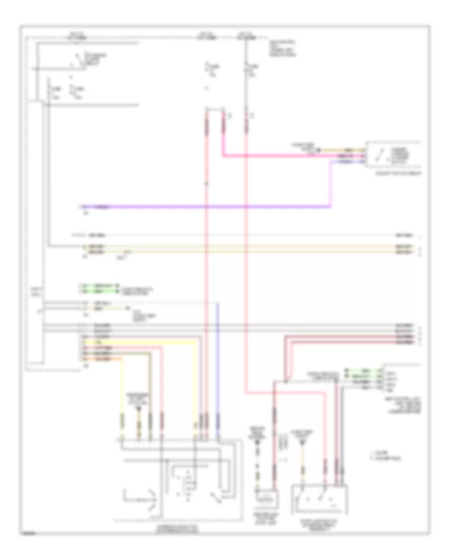 Exterior Lamps Wiring Diagram 1 of 2 for Smart Fortwo Electric Drive 2011