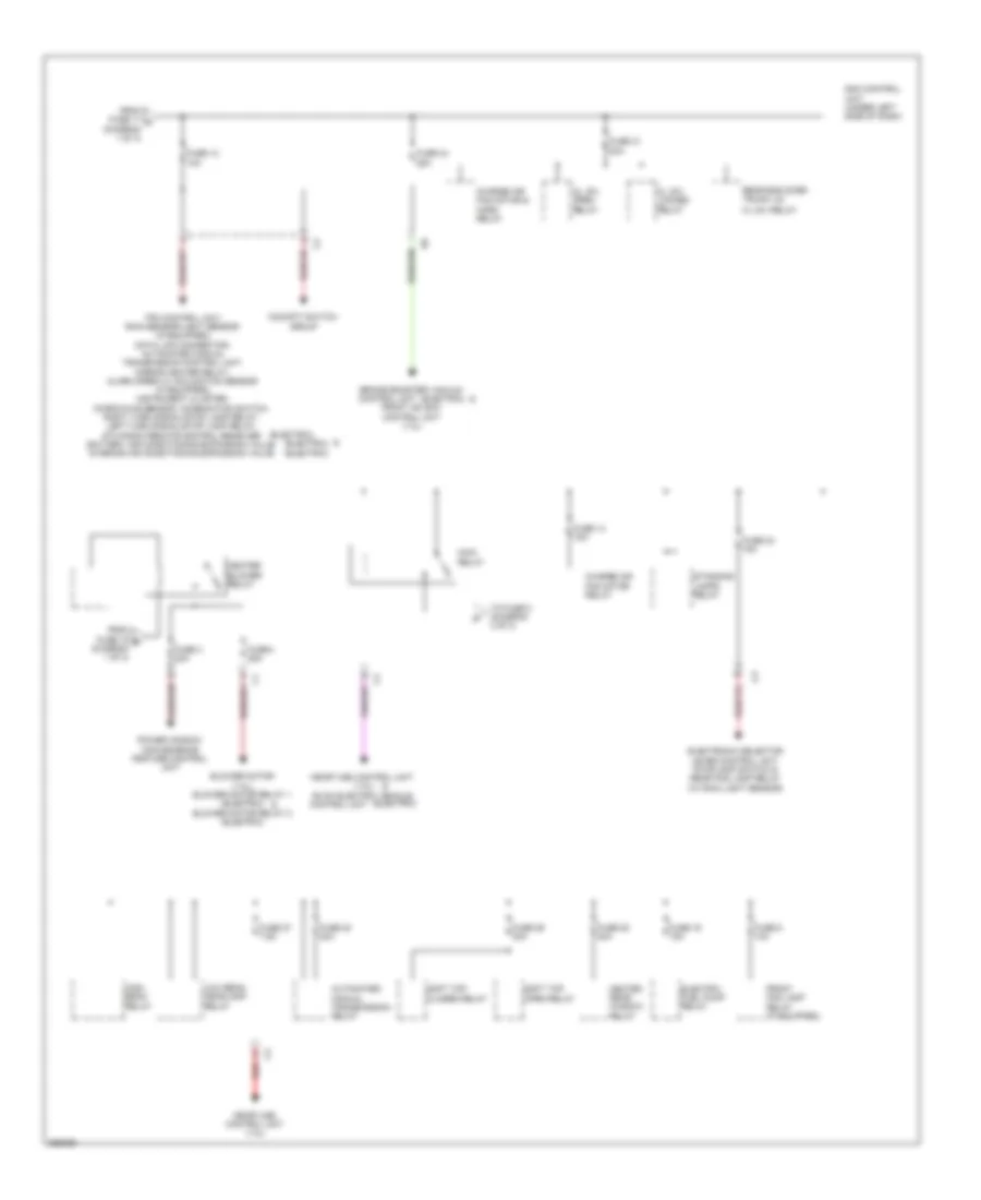 Power Distribution Wiring Diagram 2 of 3 for Smart Fortwo Electric Drive 2011