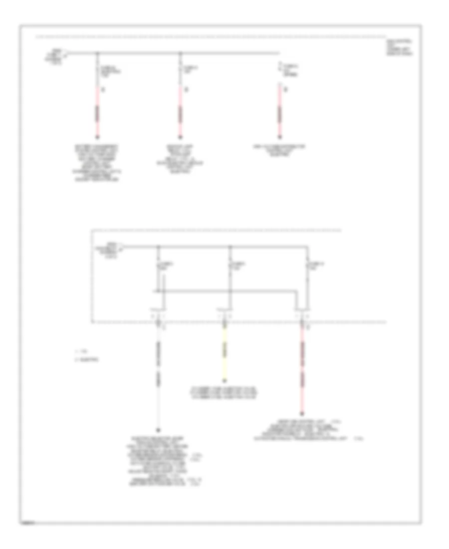 Power Distribution Wiring Diagram 3 of 3 for Smart Fortwo Electric Drive 2011