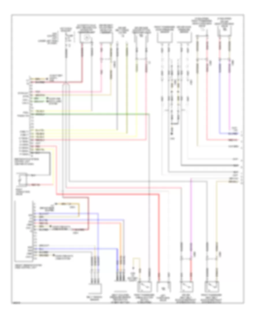 Supplemental Restraint Wiring Diagram 1 of 2 for Smart Fortwo Electric Drive 2011