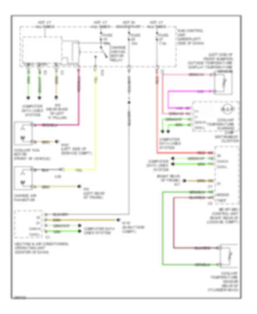 Cooling Fan Wiring Diagram for Smart Fortwo Electric Drive 2012