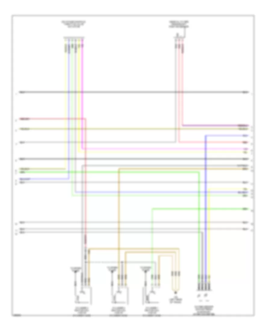 1.0L, Engine Performance Wiring Diagram (3 of 4) for Smart Fortwo Electric Drive 2012