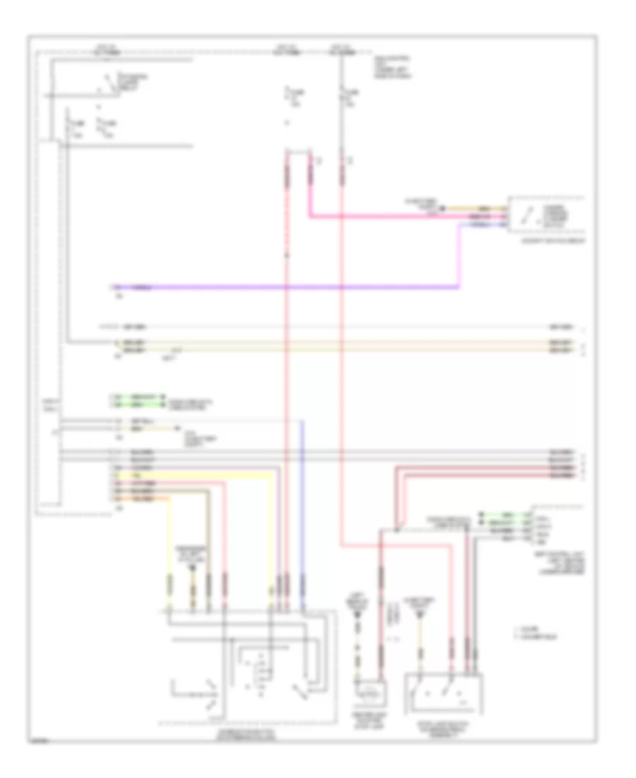 Exterior Lamps Wiring Diagram 1 of 2 for Smart Fortwo Electric Drive 2012