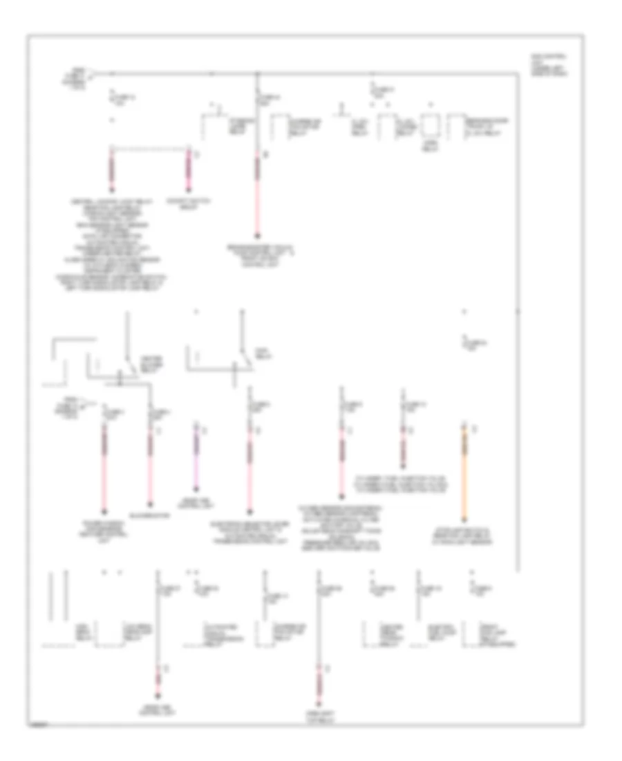 Power Distribution Wiring Diagram 2 of 2 for Smart Fortwo Electric Drive 2012