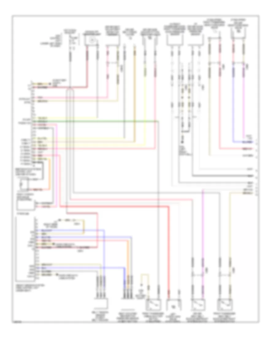 Supplemental Restraints Wiring Diagram 1 of 2 for Smart Fortwo Electric Drive 2012