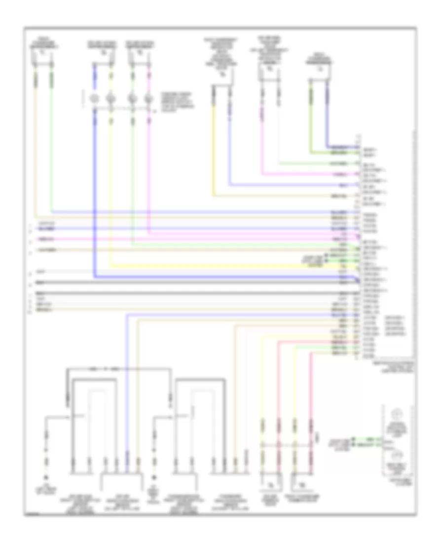 Supplemental Restraints Wiring Diagram (2 of 2) for Smart Fortwo Electric Drive 2012