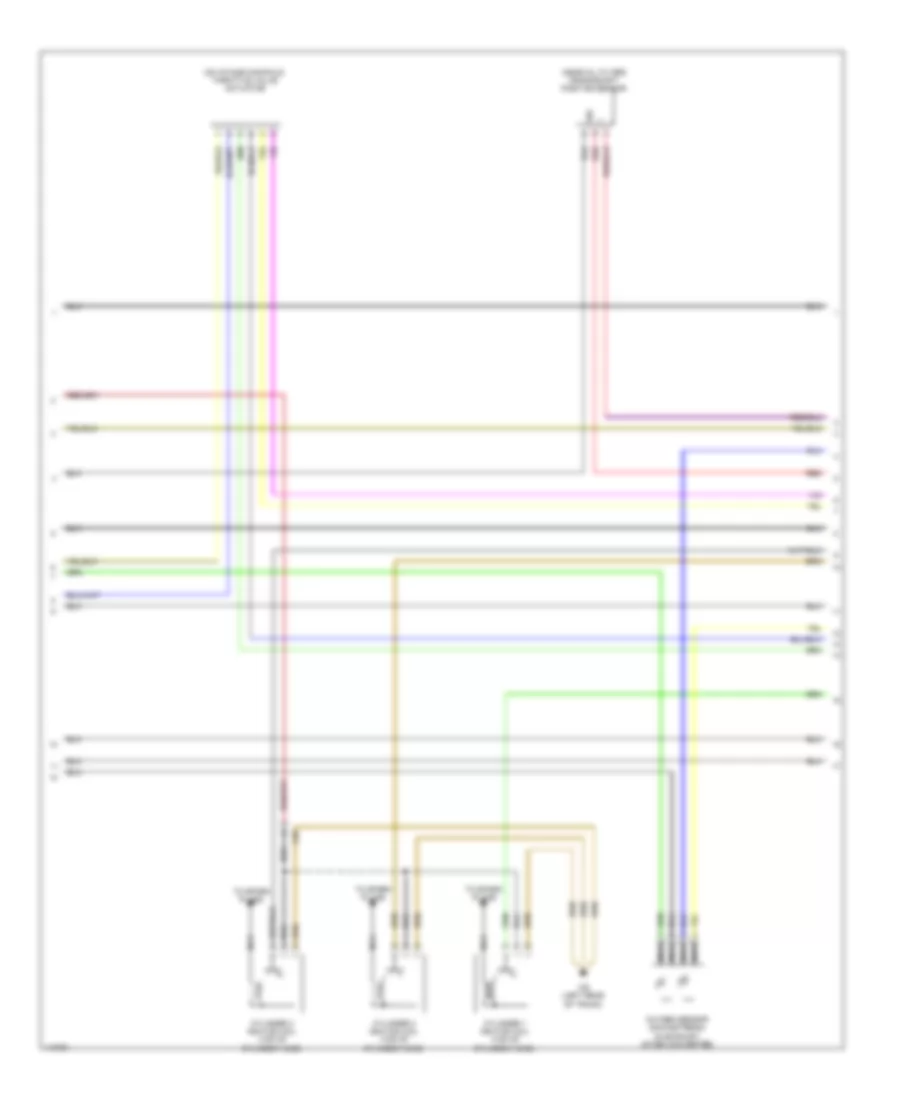 1.0L, Engine Performance Wiring Diagram (3 of 4) for Smart Fortwo Electric Drive 2013