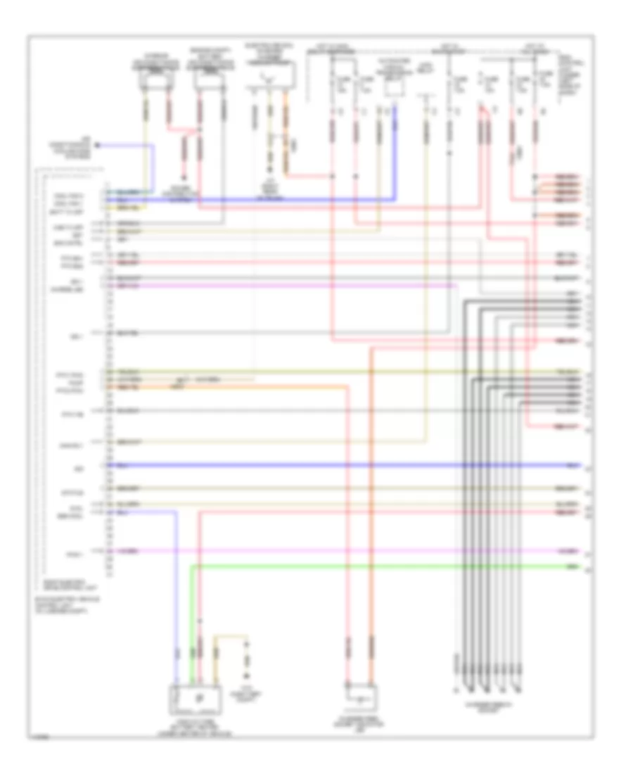 Electric, Engine Performance Wiring Diagram (1 of 4) for Smart Fortwo Electric Drive 2013