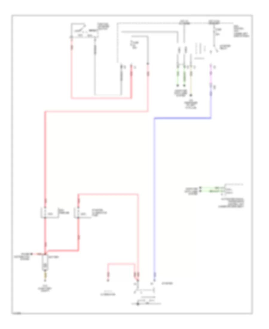 1.0L, Starting Wiring Diagram for Smart Fortwo Electric Drive 2013
