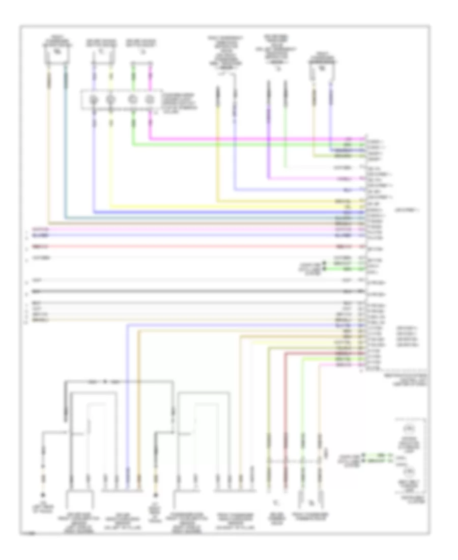 Supplemental Restraints Wiring Diagram 2 of 2 for Smart Fortwo Electric Drive 2013