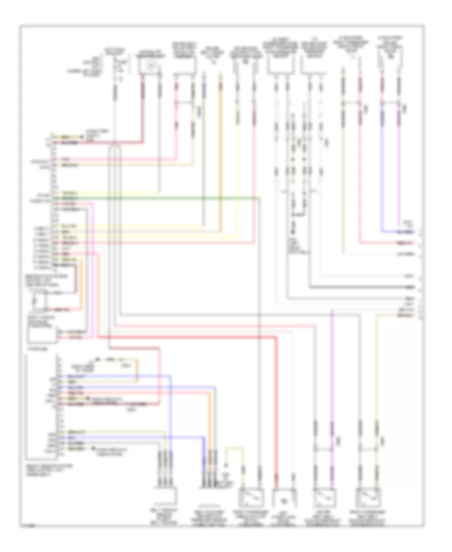 Supplemental Restraints Wiring Diagram 1 of 2 for Smart Fortwo Passion 2013