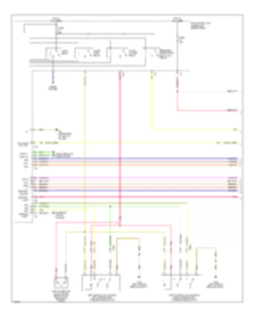 Power Door Locks Wiring Diagram 1 of 2 for Smart Fortwo Passion 2014
