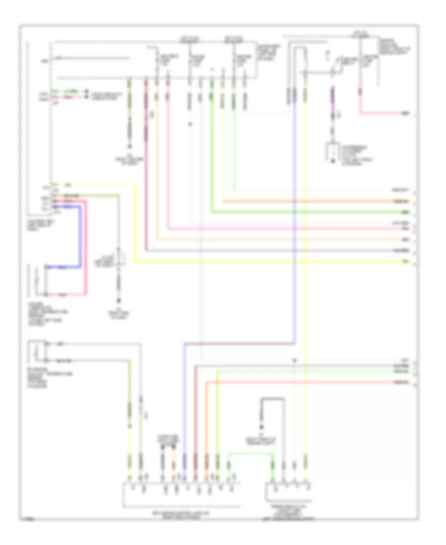 Электросхема кондиционера с ручный управлением (1 из 3) для Subaru BRZ Limited 2013