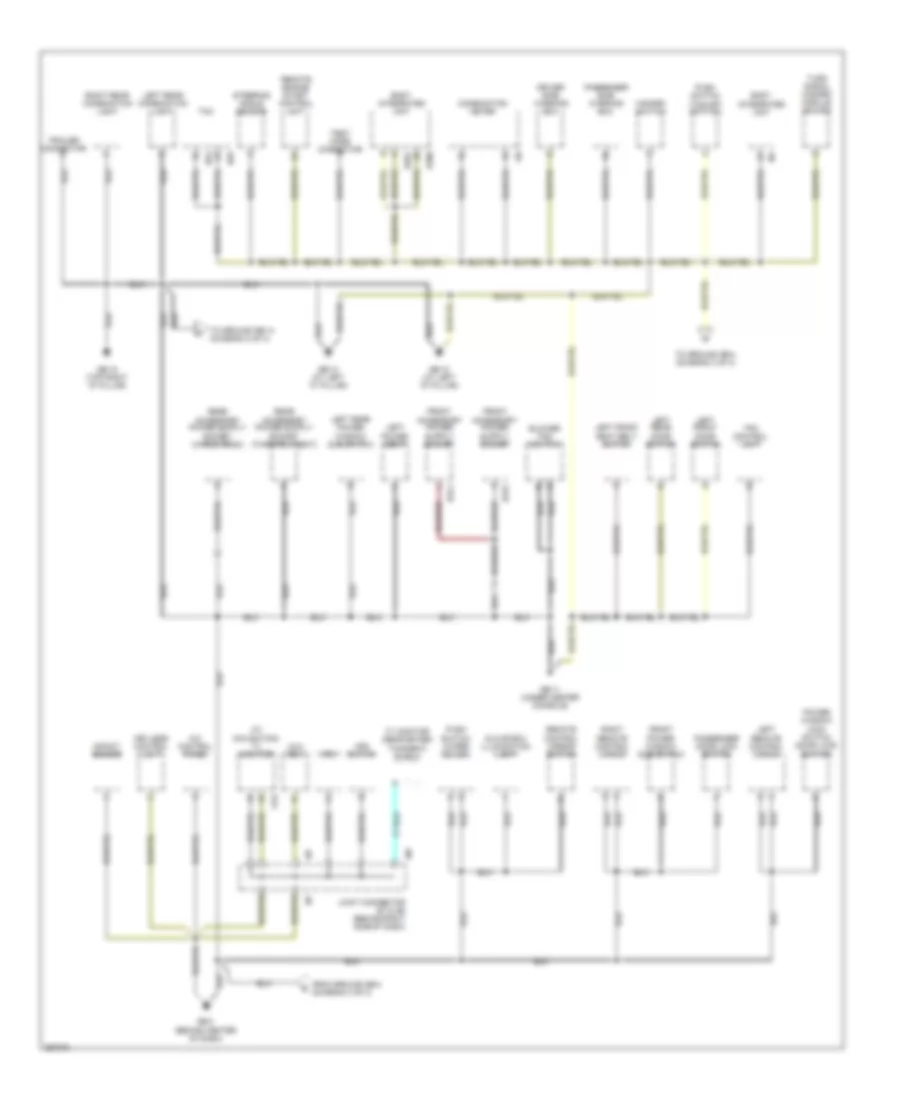 Электросхема подключение массы заземления (1 из 3) для Subaru B9 Tribeca 2007