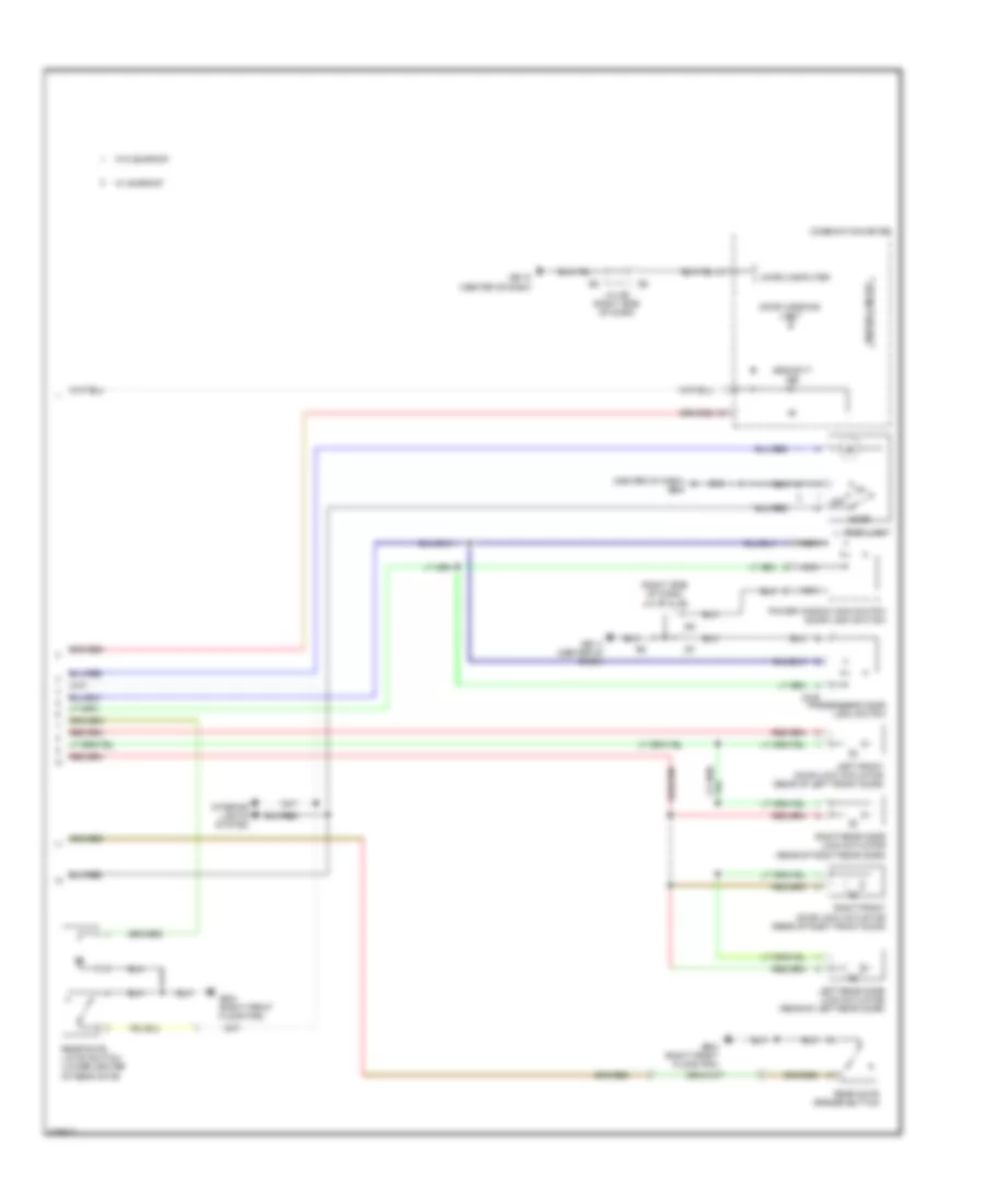 Электросхема открывания авто (2 из 2) для Subaru Forester XS 2010