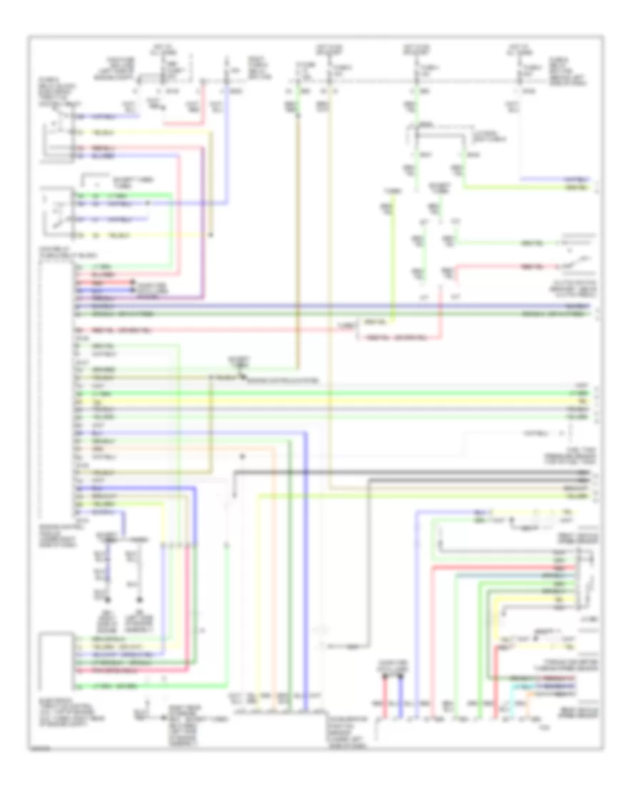 Электросхема системы круизконтроля (1 из 2) для Subaru Forester XS 2010