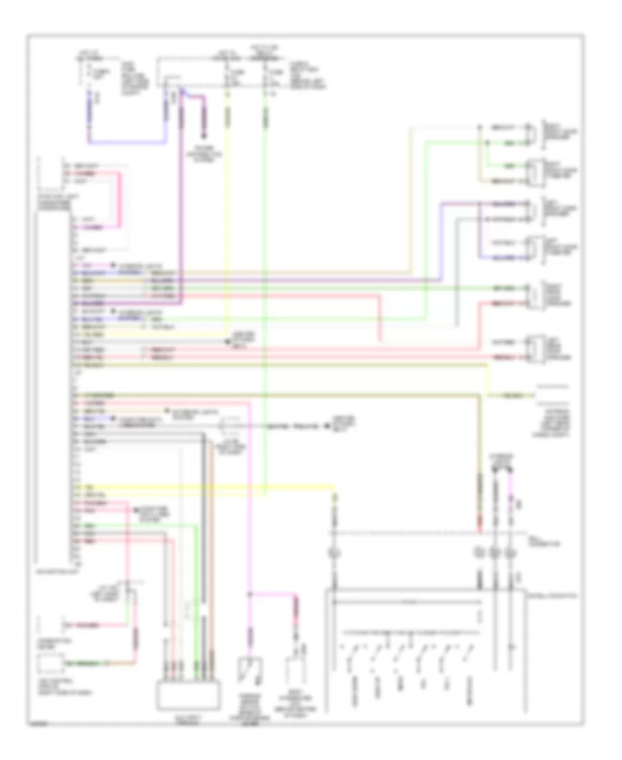 Электросхема навигации GPS для Subaru Forester XS 2010