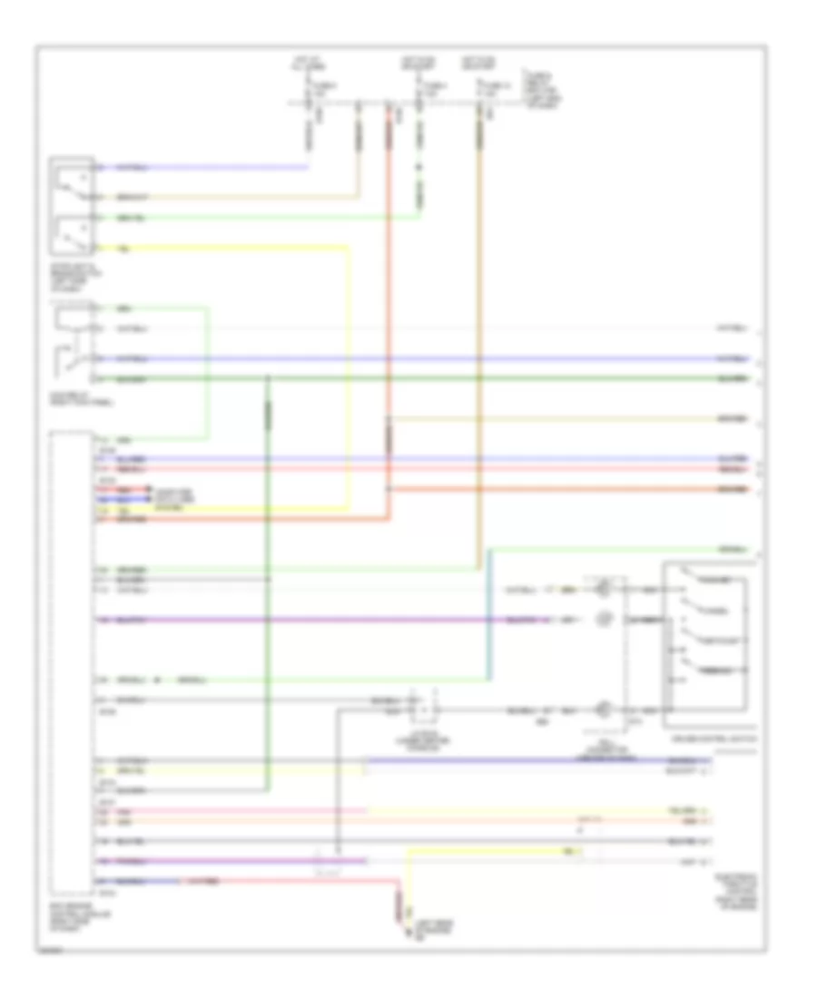 Электросхема системы круизконтроля (1 из 2) для Subaru Tribeca Limited 2010