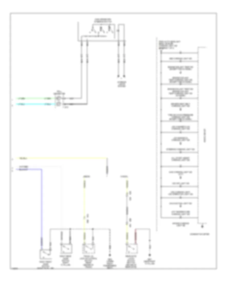 Электросхема панели приборов (3 из 3) для Subaru Impreza WRX STi Limited 2013