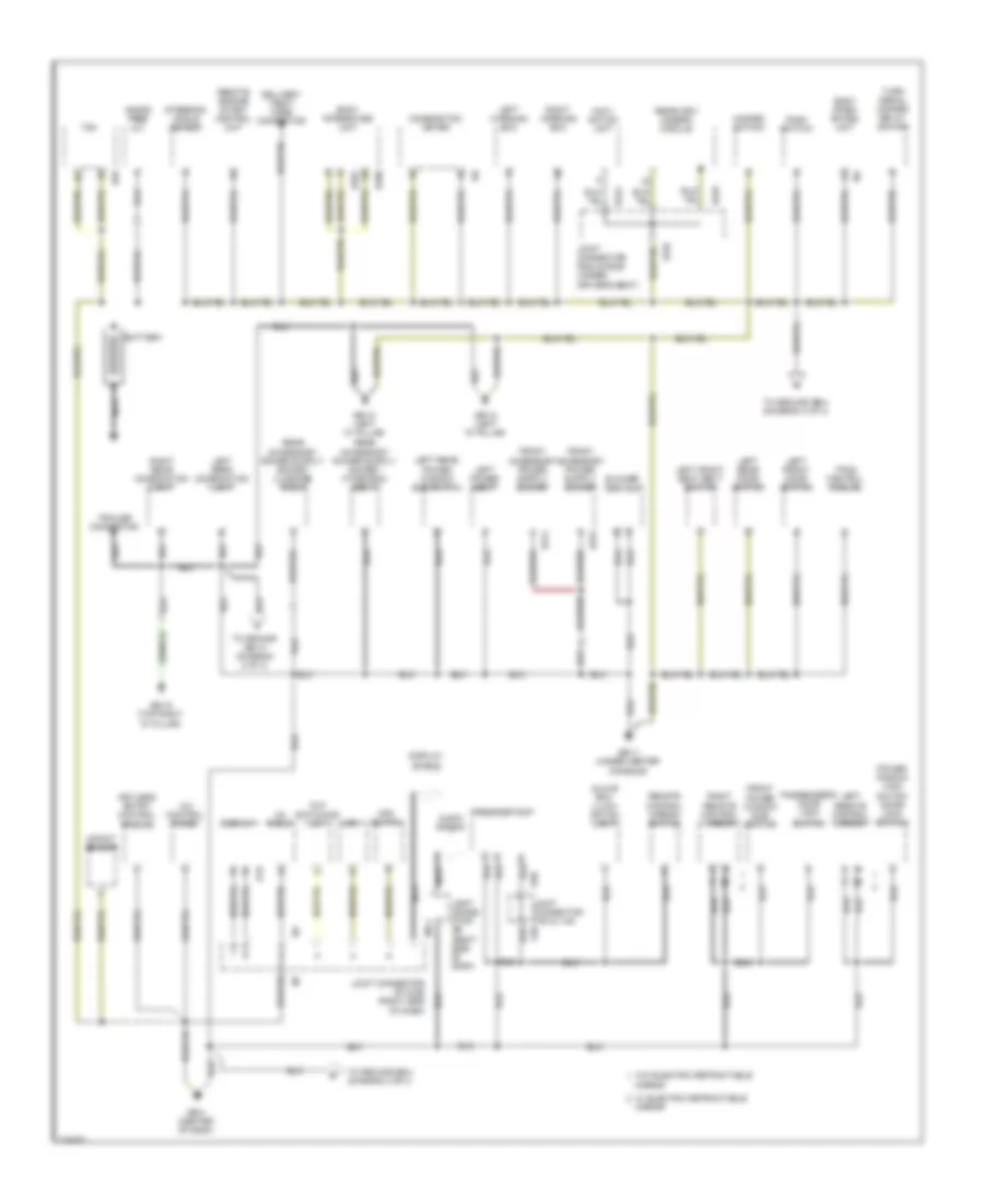 Электросхема подключение массы заземления (1 из 3) для Subaru Tribeca Touring 2010
