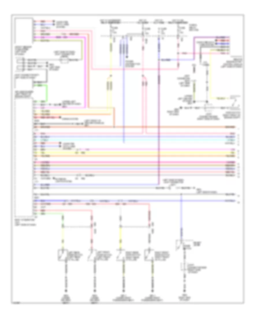 Электросхема центрального замка, С Система Доступа Без ключа (1 из 4) для Subaru Forester 2.5i 2014