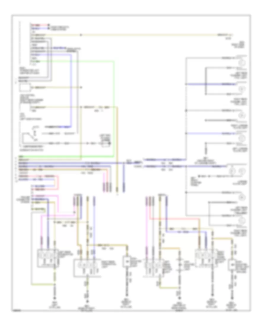 Электросхема внешнего освещения (2 из 2) для Subaru Outback R 2011