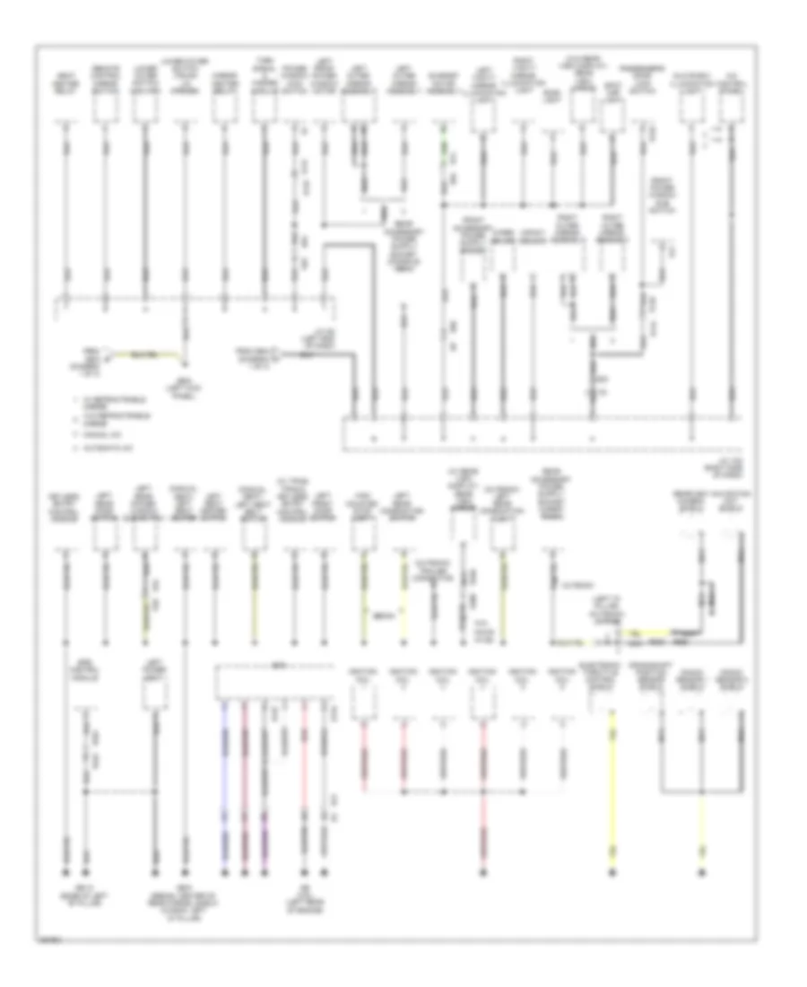 Электросхема подключение массы заземления (2 из 3) для Subaru Outback R 2011