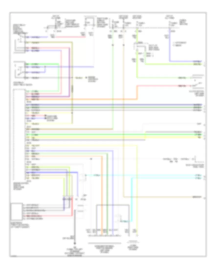 Электросхема системы круизконтроля (1 из 2) для Subaru Impreza WRX Limited 2014