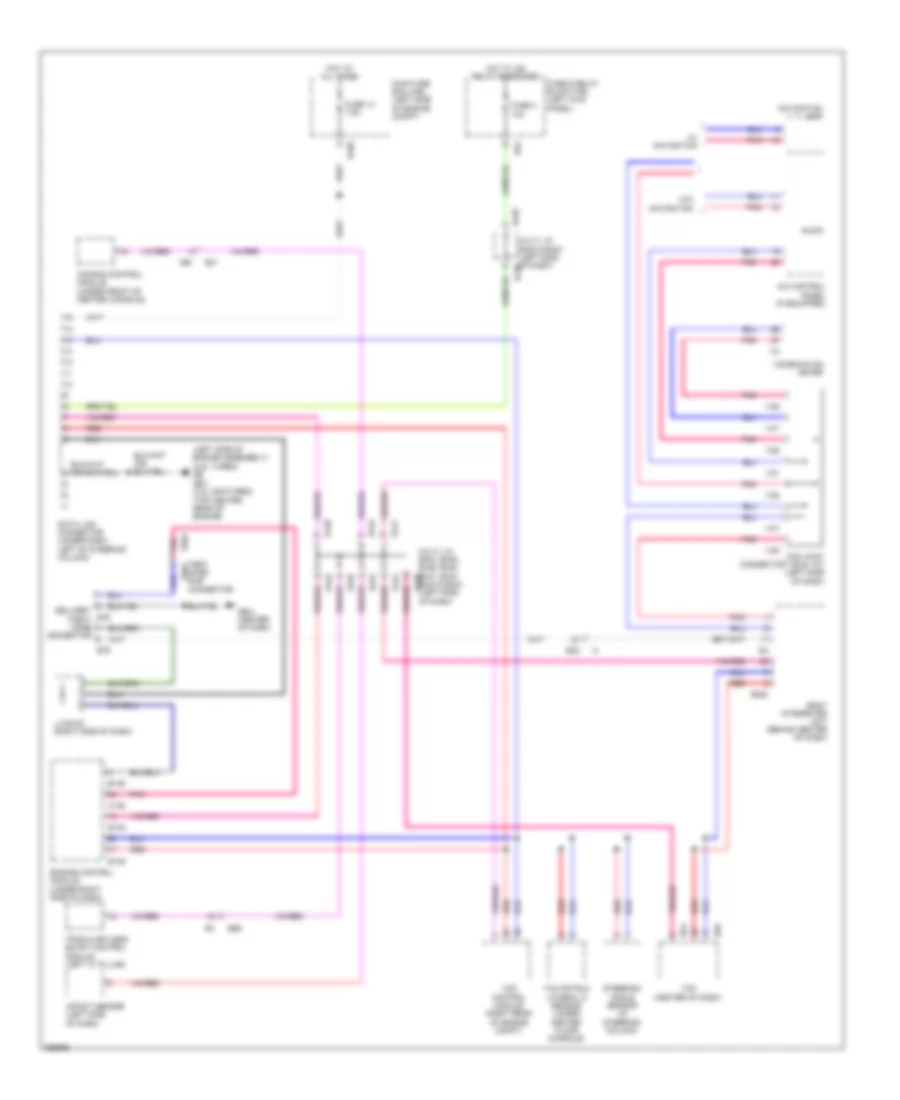 Электросхема линии передачи данных CAN для Subaru Forester X 2012