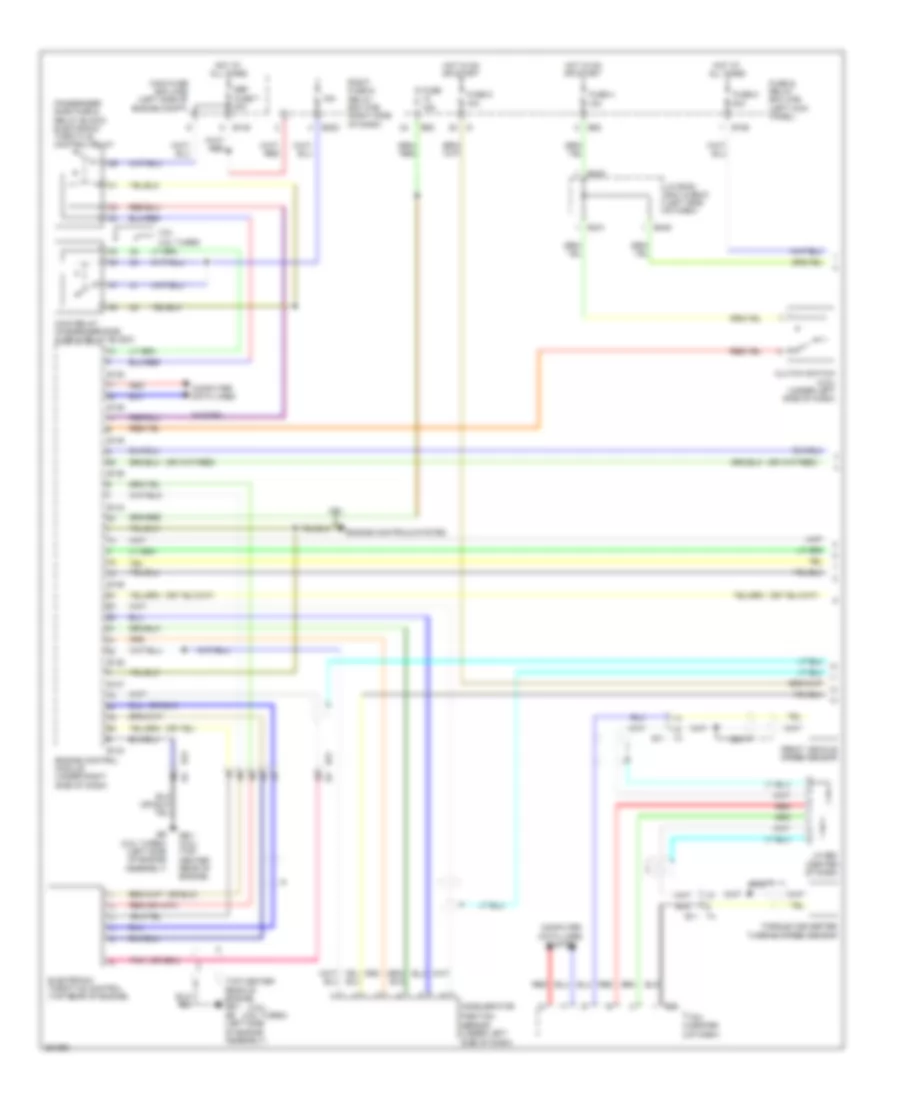 Электросхема системы круизконтроля (1 из 2) для Subaru Forester X 2012