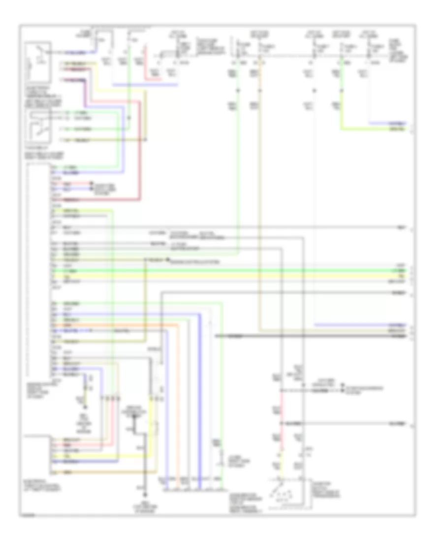 Электросхема системы круизконтроля, С HEV (1 из 2) для Subaru XV Crosstrek Hybrid 2014