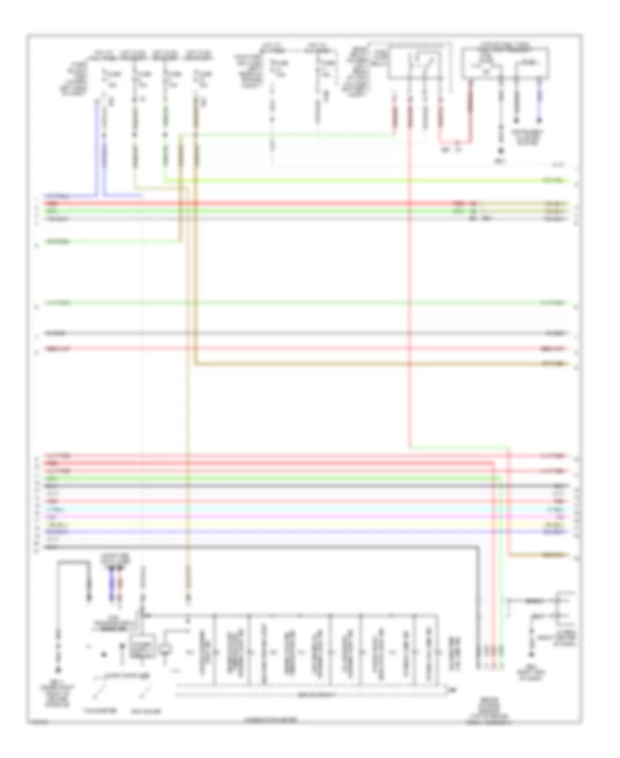 2.0L HEV, Электросхема системы управления двигателем (9 из 11) для Subaru XV Crosstrek Hybrid 2014